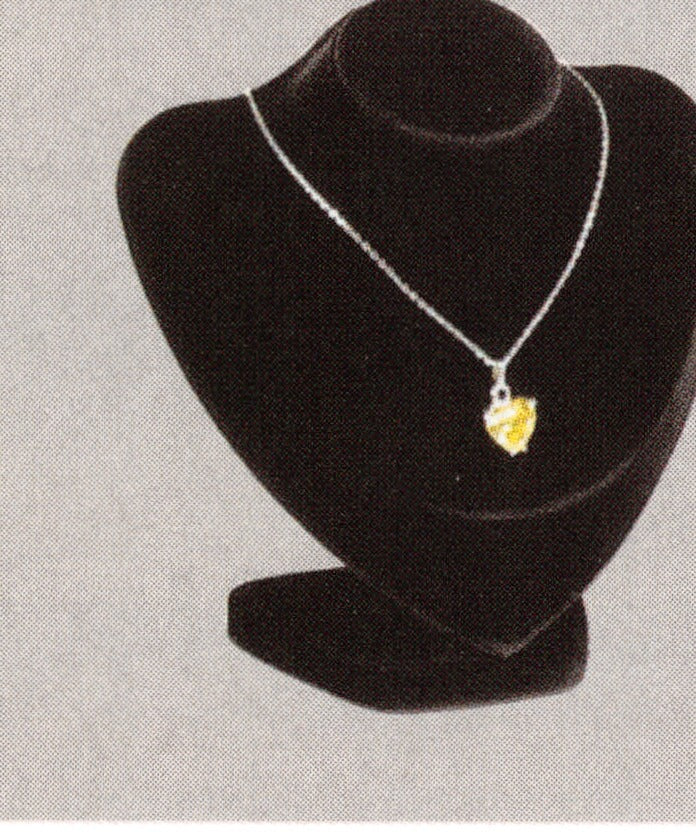 Modern Neckform — 8 1/2" H — Black Velvet