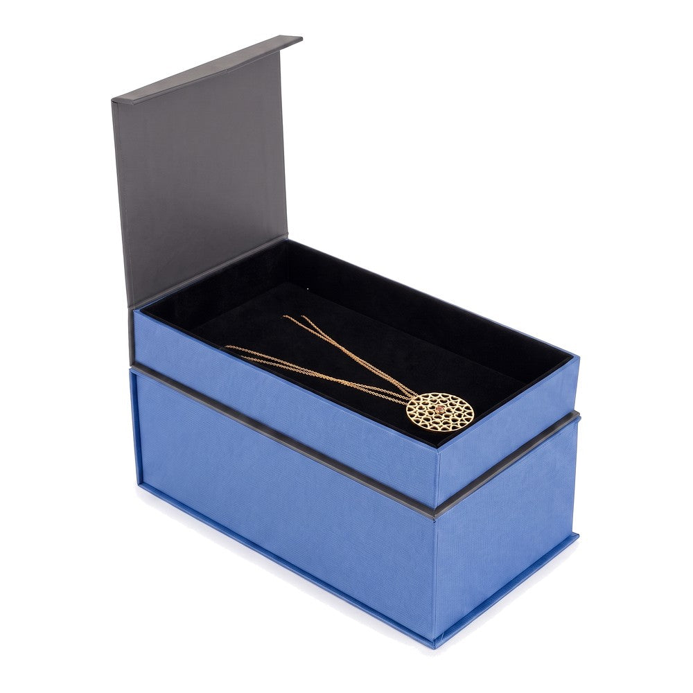 Necklace Box - Deluxe Magnetic Flap - Cobalt Blue