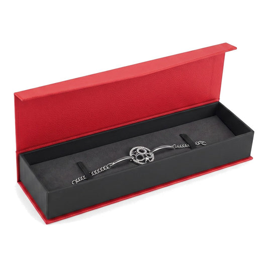 Bracelet Box - Deluxe Magnetic Flap - Pebble Red