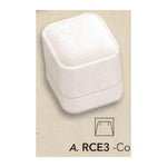 Earring Box - Round Corner - White