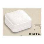 Large Earring Box - Round Corner - White