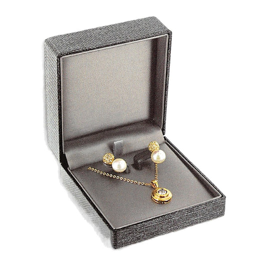 Combination Box - Premium Ribbon - Charcoal Grey