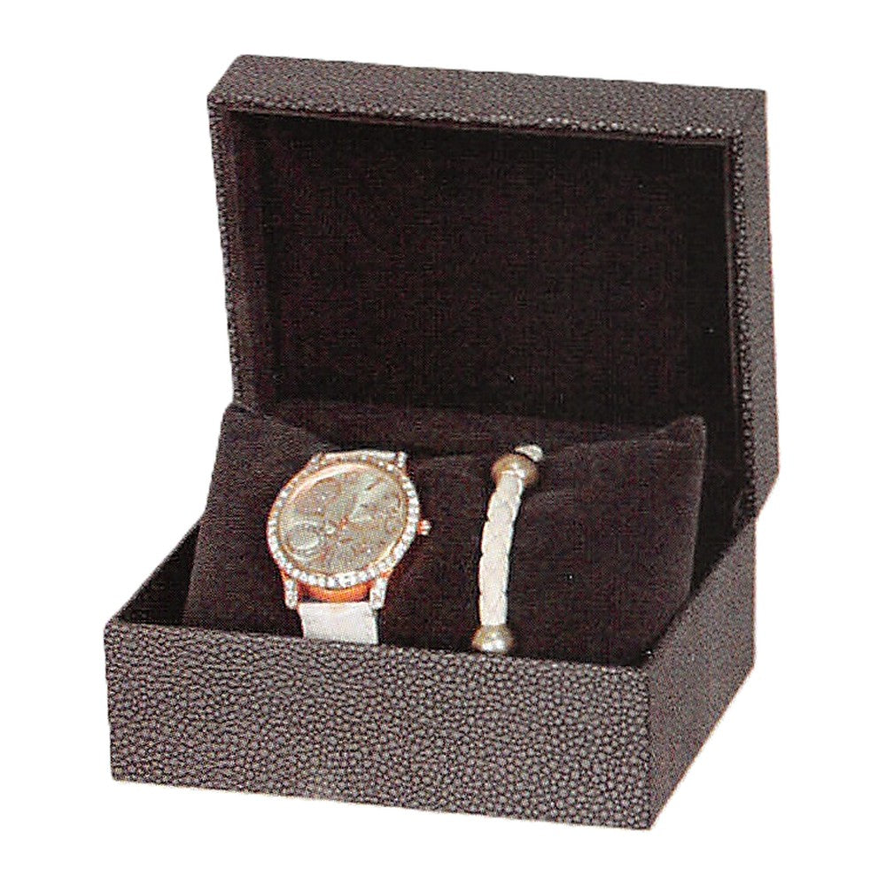 Watch Box - Premium - Grey Shagreen