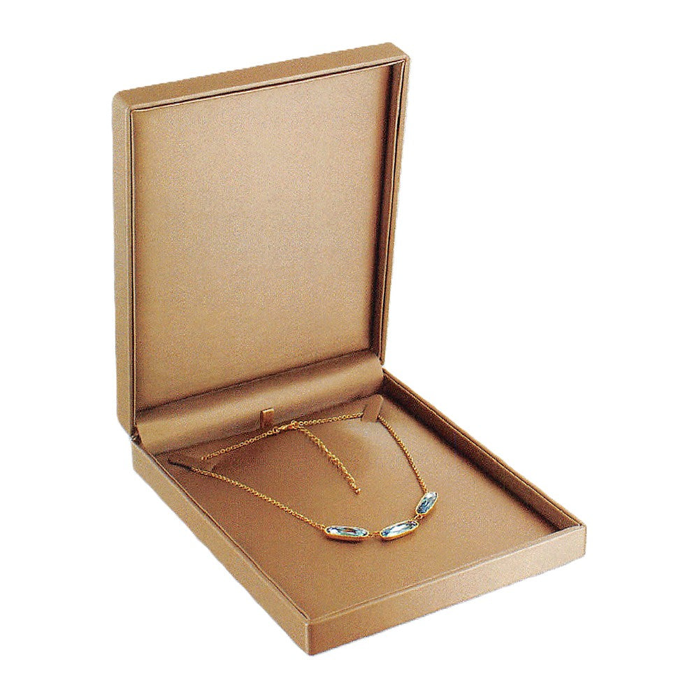 Necklace Box - Premium Ribbon - Luna Bronze