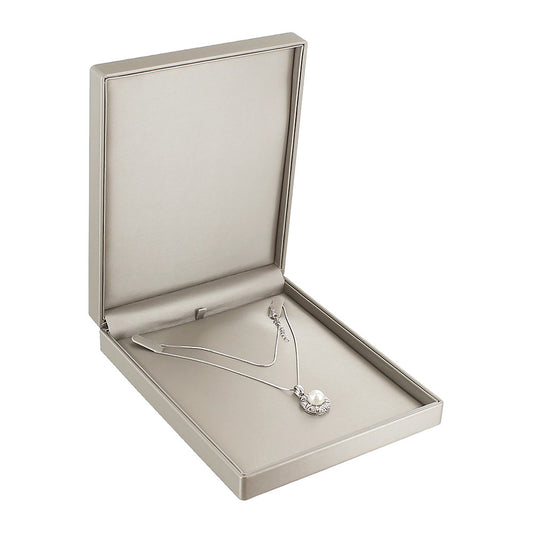 Necklace Box - Premium Ribbon - Luna Silver
