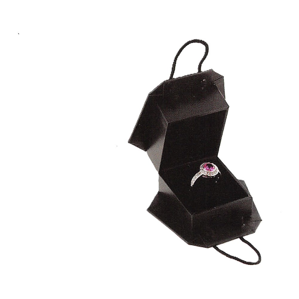 Ring Box - Tote Style - Black
