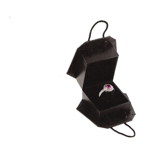 Ring Box - Tote Style - Black
