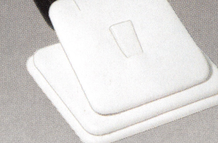 Mini Stands — Combo/Ring (Clip) — White Faux Leather