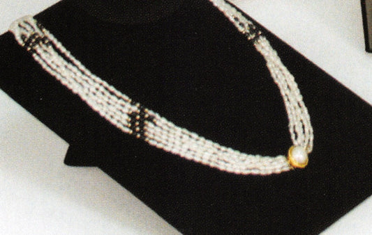 2-way-necklace-stand Black Velvet