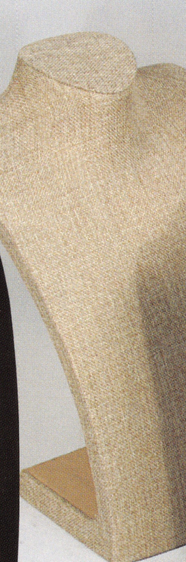 Contemporary Linen Neckform — 8 1/2" H — Burlap