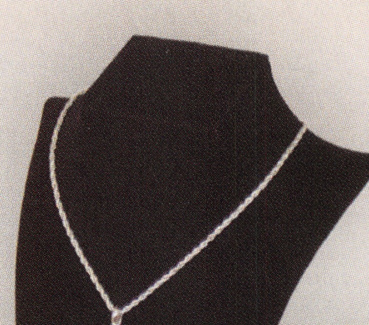Modern Neckform — Curved Shoulder — 7 3/4" H — Black Velvet