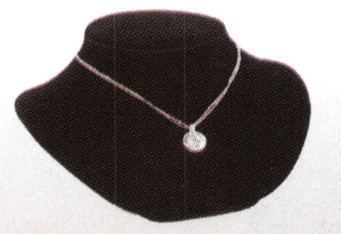 Extra Low Profile Neck Display — 4 5/8" H — Black Velvet