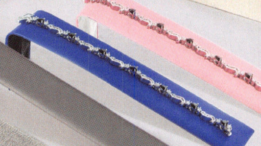 bracelet-ramp Steel Blue Faux Leather