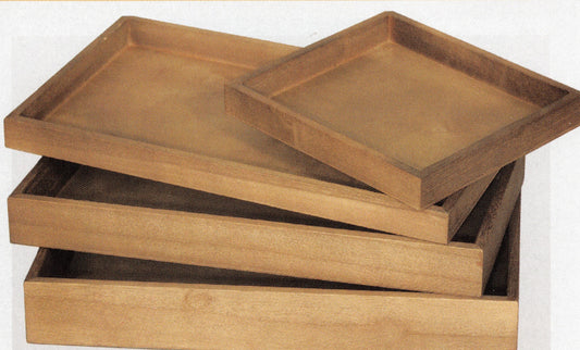 stackable-natural-wood-display-trays Antique Ash Wood Finish