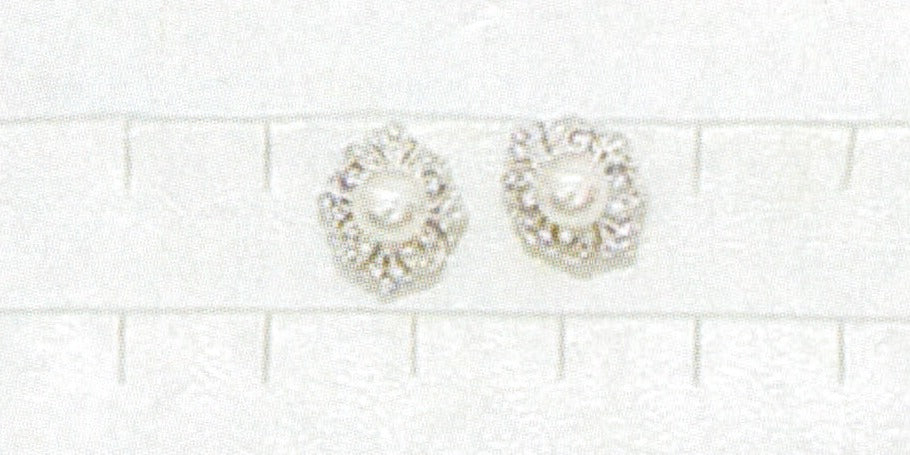Earring Pads — 45-Pr. — 14 1/8 x 7 5/8" — White Faux Leather