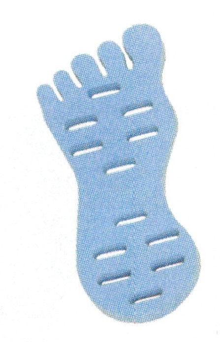 High Density Toe-Ring Foams — 24 Rings — 9 x 3 7/8" — Blue
