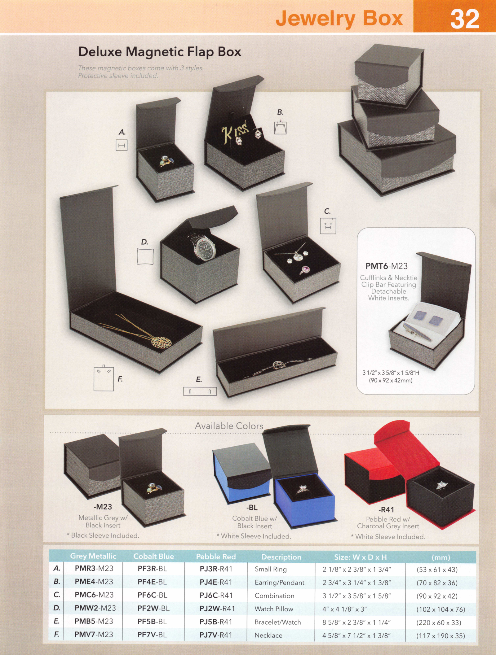 Catalog page — Magnetic Flap Boxes