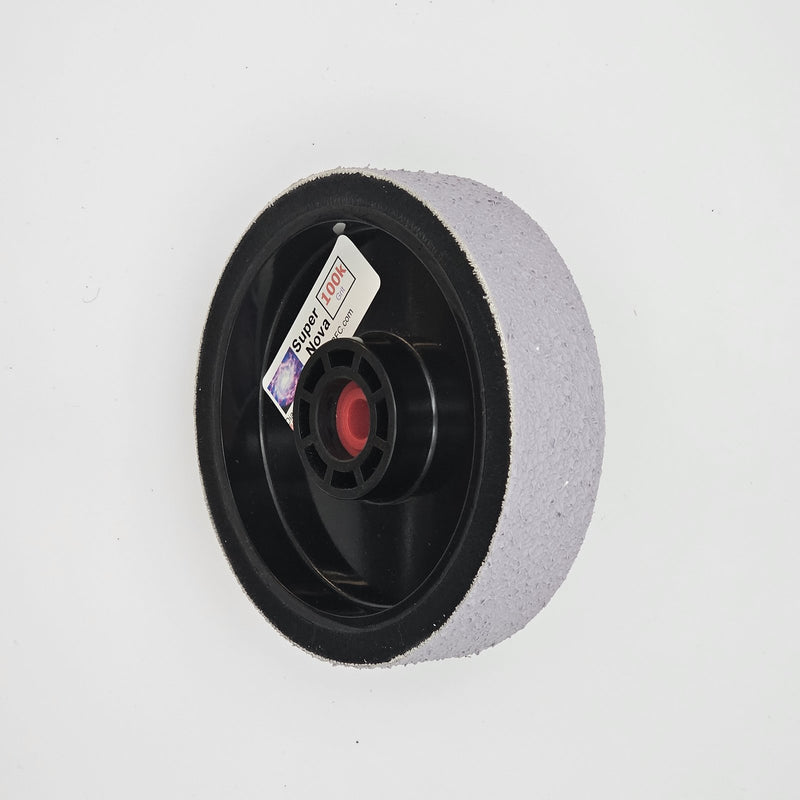 SuperNova 4 inch 100,000 grit soft diamond wheel, light purple