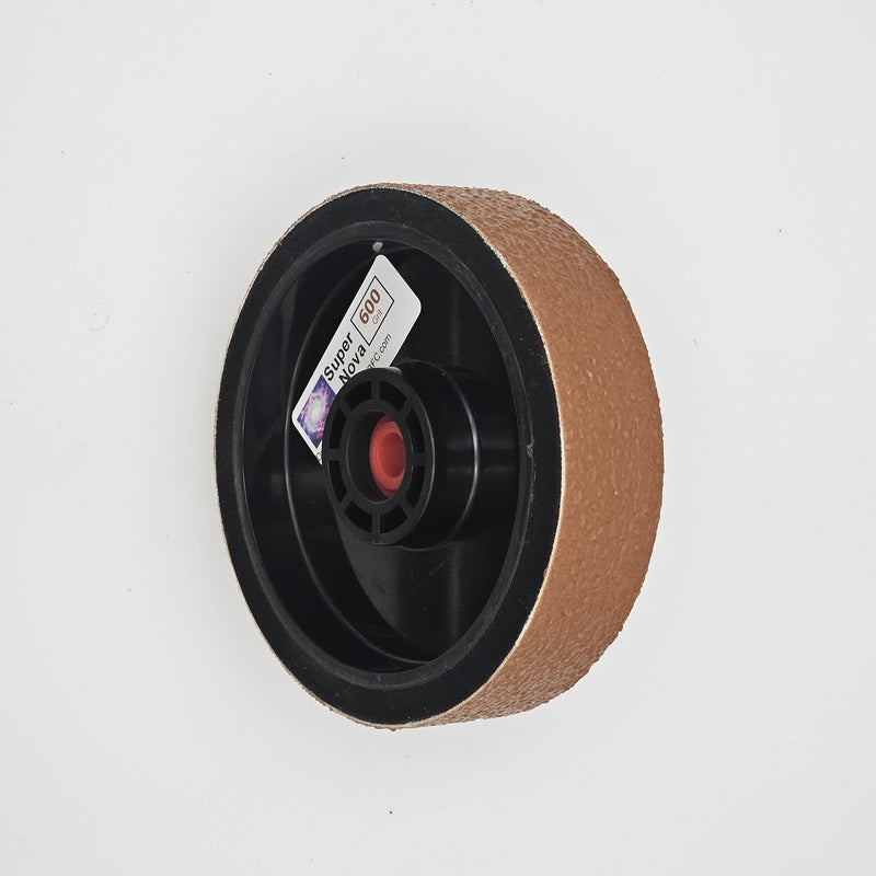 SuperNova 4 inch 600 grit soft diamond wheel, brown