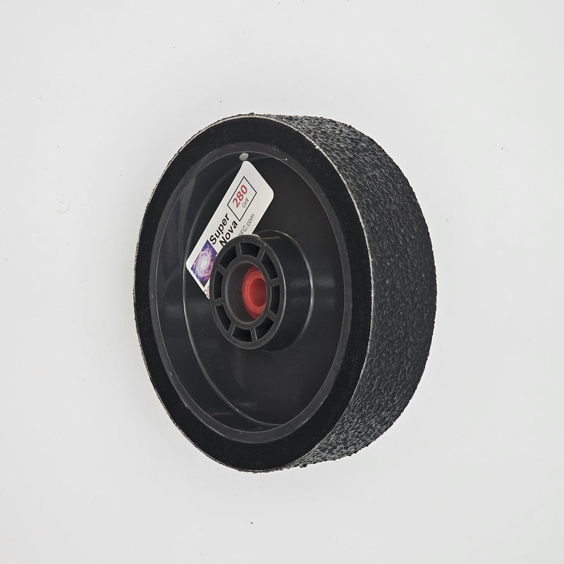 SuperNova 6 inch 280 grit soft diamond wheel, black
