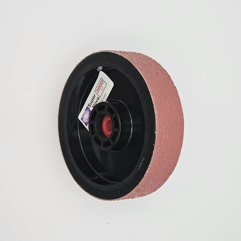 SuperNova 6 inch 3,000 grit soft diamond wheel, rose