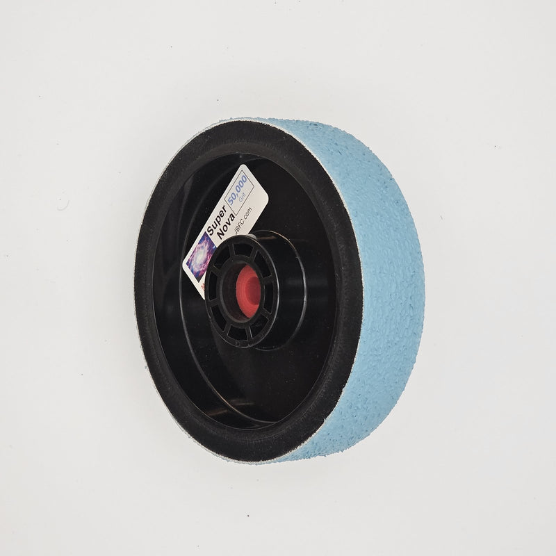 SuperNova 6 inch 50,000 grit soft diamond wheel, lt blue