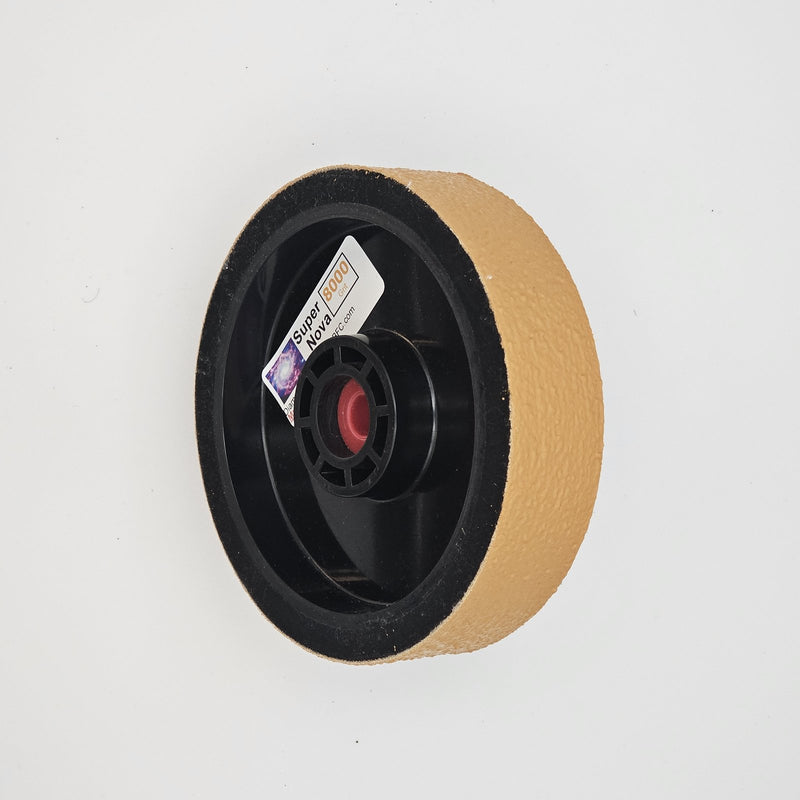 SuperNova 6 inch 8,000 grit soft diamond wheel, tan