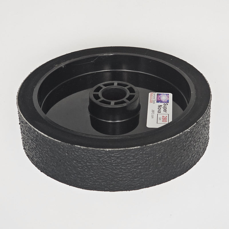SuperNova 8 inch 280 grit soft diamond wheel, black
