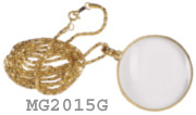 5.5x Necklace Magnifier,(Gold Chain)lens 1.3/4