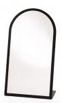 Black frame round - top mirror (L-type)