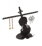 7-Prs. Violin Metal Earring Stand (copper)-6 1/8