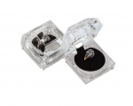 Square deluxe crystal RING box