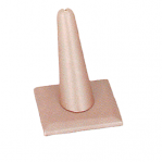 Finger ring stand; SQUARE base - steel pink