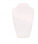 SLATWALL Necklace Display - White  leatherette